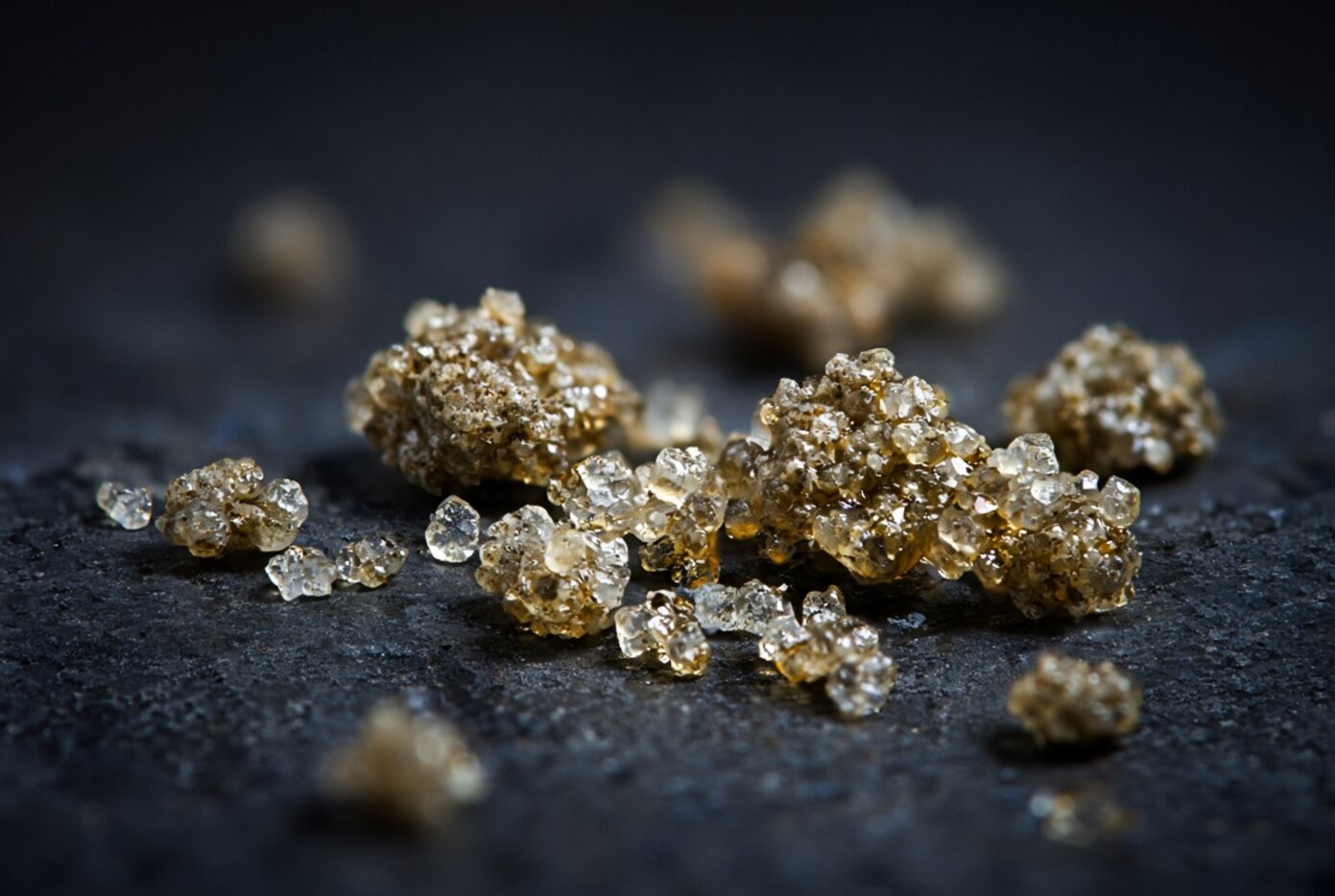 Porous sand aggregates after surface-charge treatment