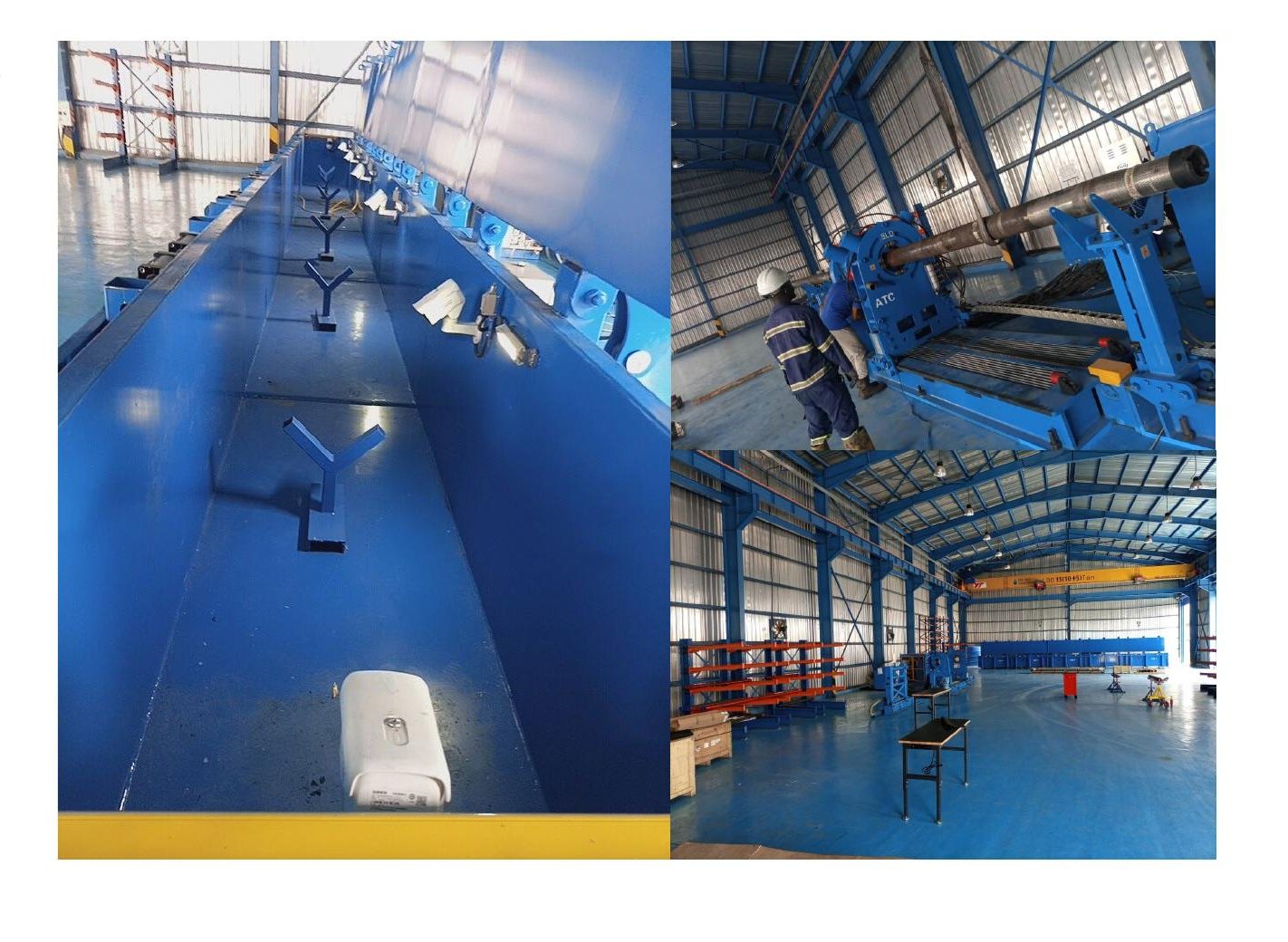 Completions workshop pressure-test and makeup bay